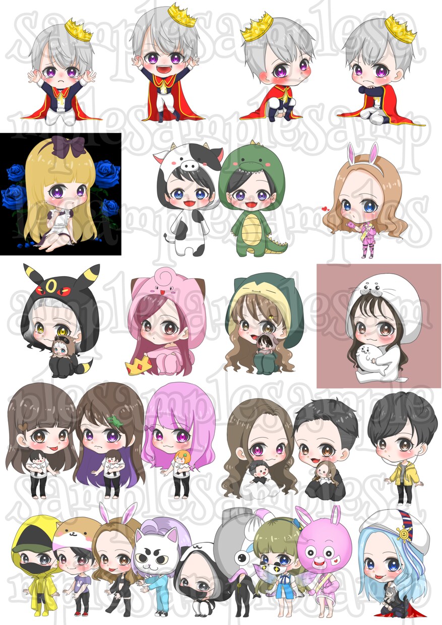 デフォルメ絵描きます アイコンなどに使用可能なあなただけのデフォルメキャラ描きます イメージ8