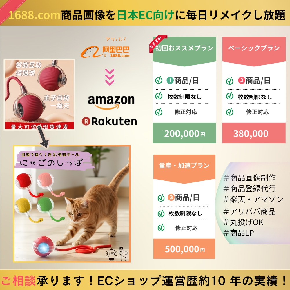 初回おススメプラン★中国商品画像をリメイクします アリババ商品LPを“売れる日本向けLP”へ作成し放題プラン！ イメージ2