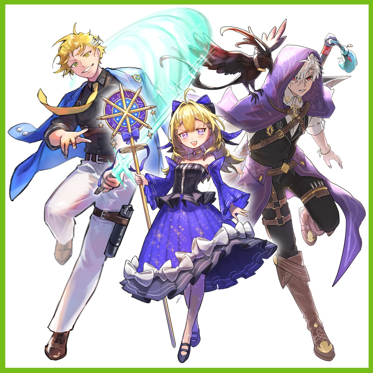 ゲームやグッズ、その他利用可能なキャラ制作します はっきり・すっきりした色使いのキャラクターを制作します！ イメージ5