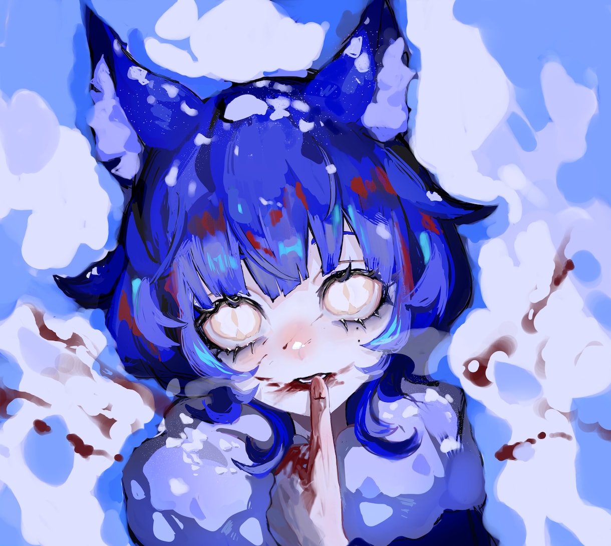 厚塗りで仄暗さのある可愛らしいイラストを描きます 仄暗くて可愛いイラストをお求めの方へ　サムネイル、一枚絵など イメージ1