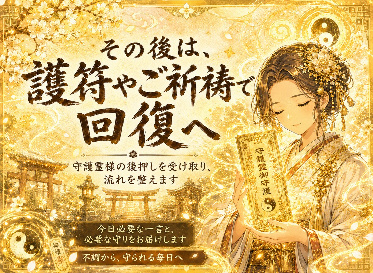 守護霊様が誰か。そして一言を霊視で降ろします 近頃のあなたに必要な導きを届けます イメージ5