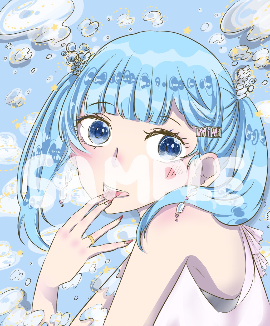 ふわふわな可愛い女の子アイコン・イラスト描きます スピード納品！ぱっと目を惹く女の子描きます！ イメージ3