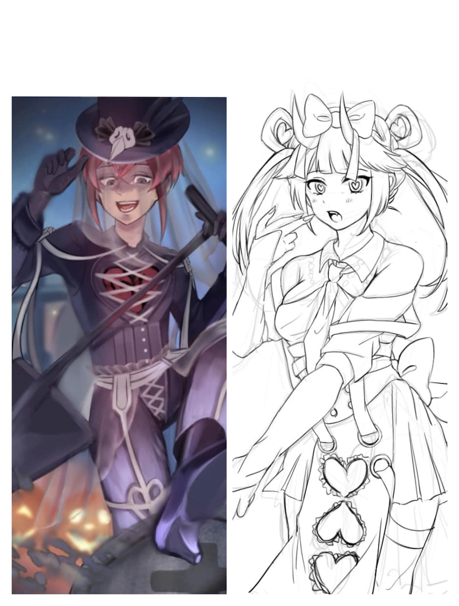全身イラスト描きます 個性的なキャラクターデザインで全身を破格で描きます!! イメージ7
