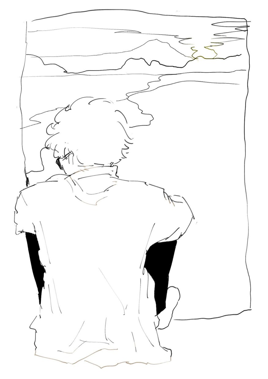 雰囲気のある似顔絵を描きます エモさたっぷり、ふんわりとした雰囲気の似顔絵を描きます！ イメージ4
