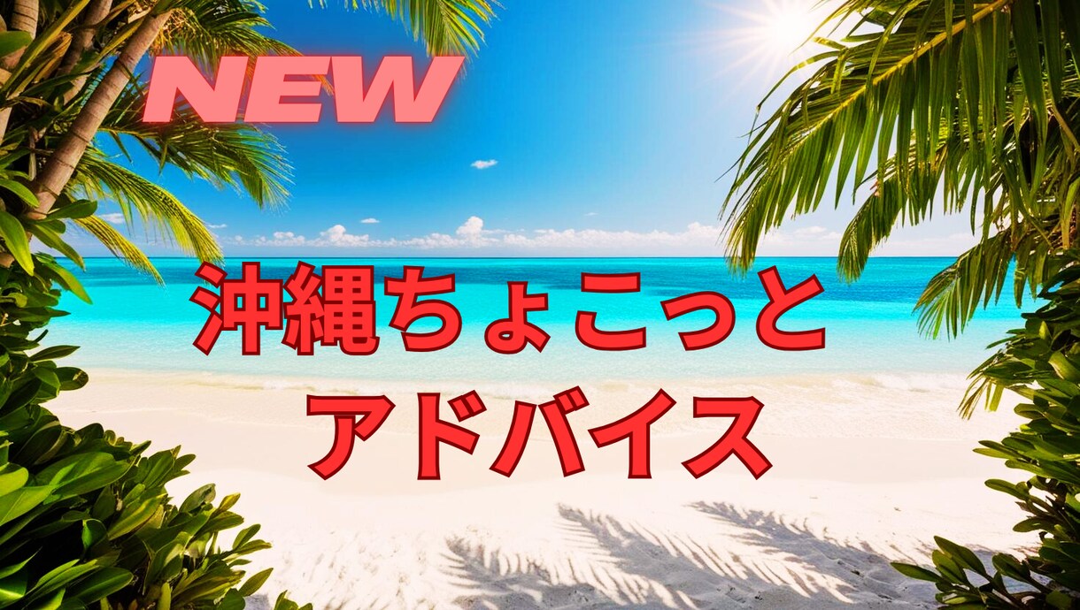 沖縄超リピーターがピンポイントでアドバイス致します 沖縄旅行、移住、お部屋探しなどピンポイントで情報が欲しい方に イメージ4