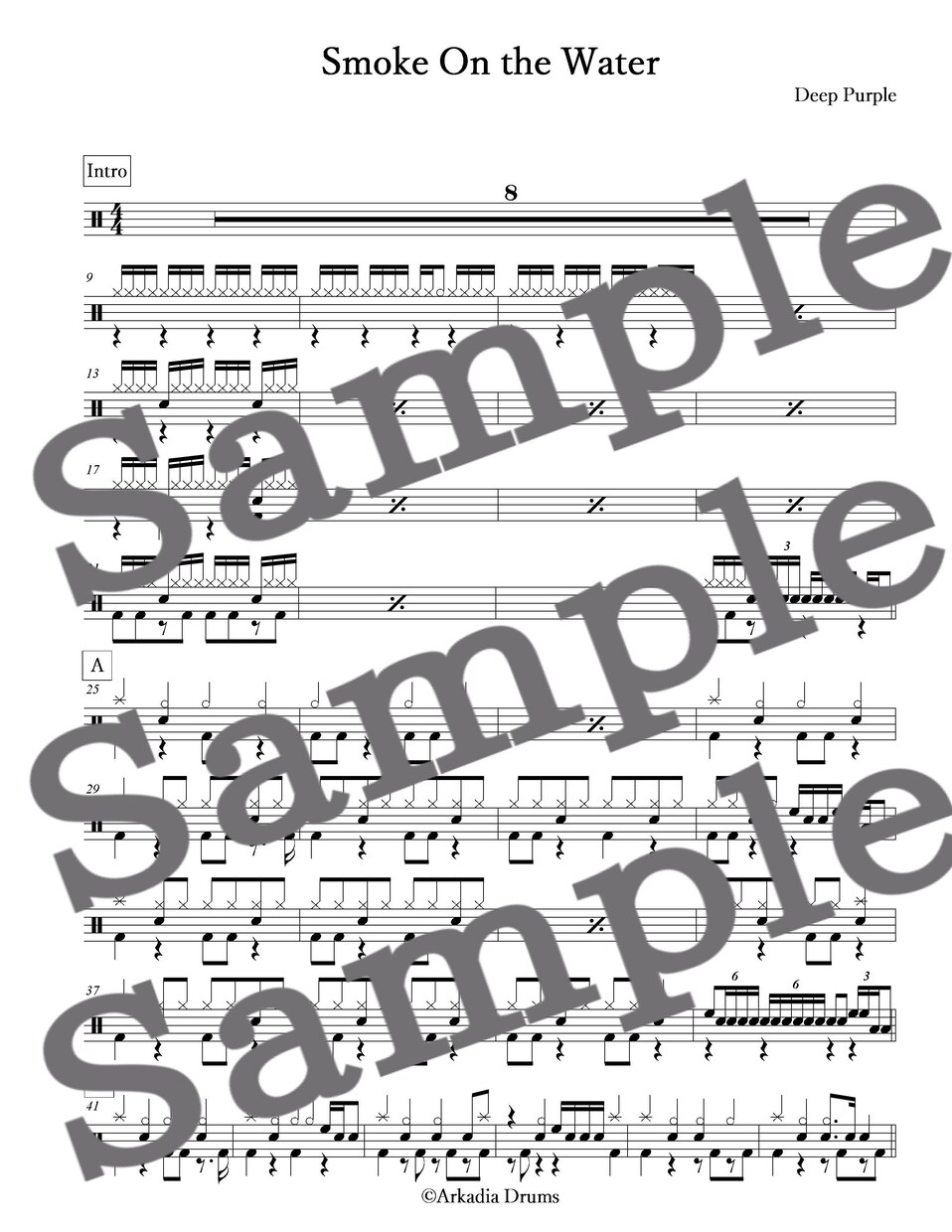 お好きな楽曲のドラム楽譜を制作します 簡単アレンジオプションも承ります。 イメージ9
