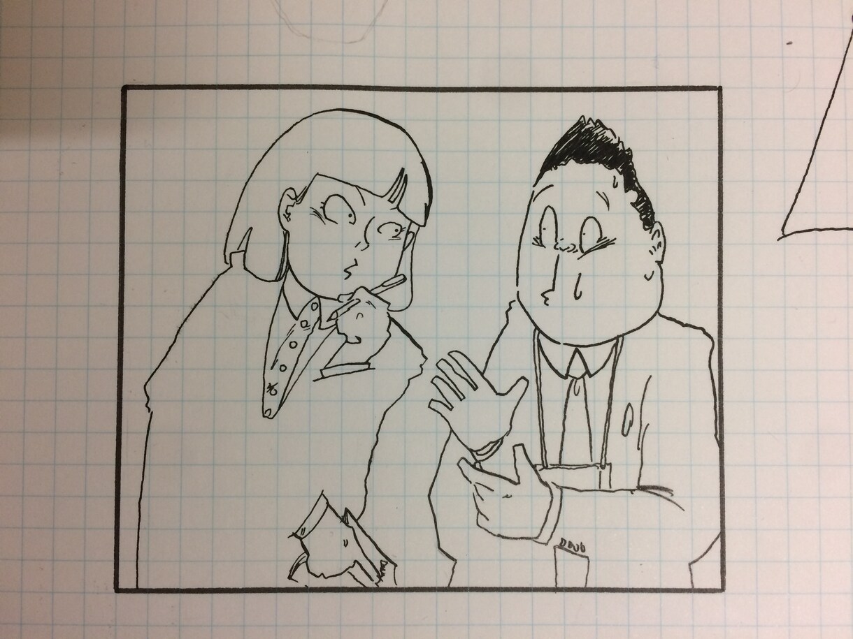 水木しげる風の似顔絵を制作します 妖怪の世界の住人になりたい方にオススメ イメージ7