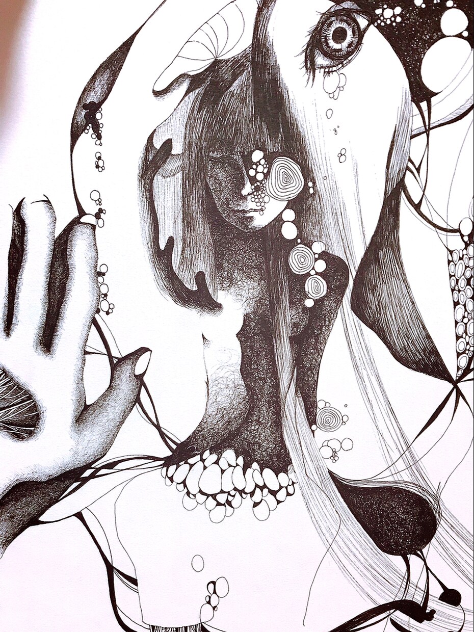 あなたの好きなモチーフでイラストを描きます 病みかわいいをテーマにしています。 イメージ5