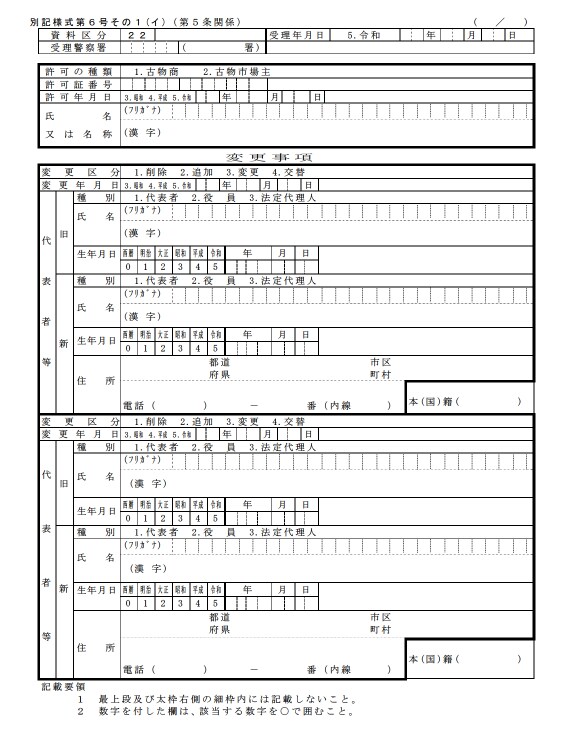 24時間納品／古物商許可の申請書類を作成します 個人も法人も、古物商許可申請を行政書士がしっかりとサポート！ イメージ10