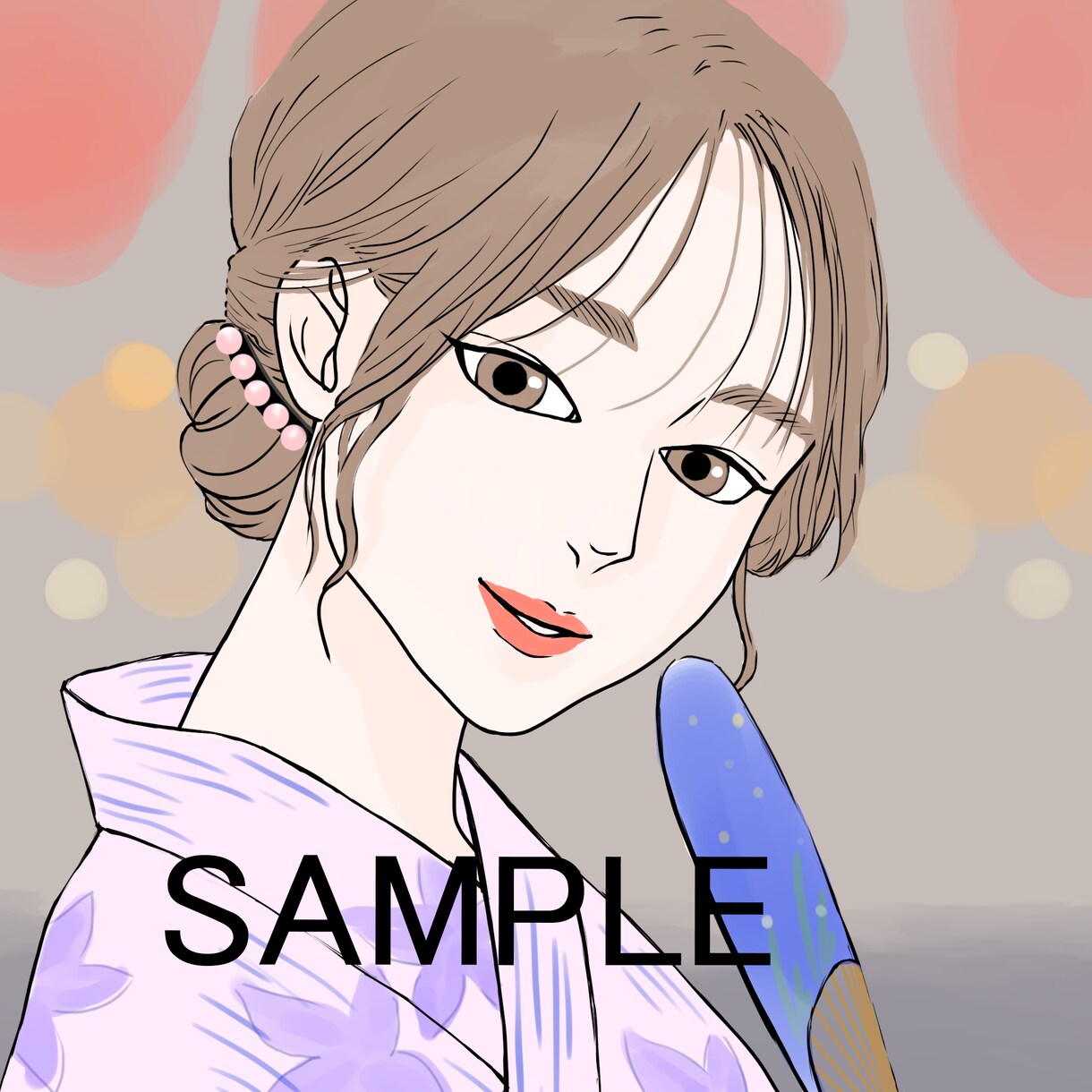 手描き感のある人物アイコンを描きます 目を引く人物(オリジナル)アイコンはいかがですか？ イメージ3
