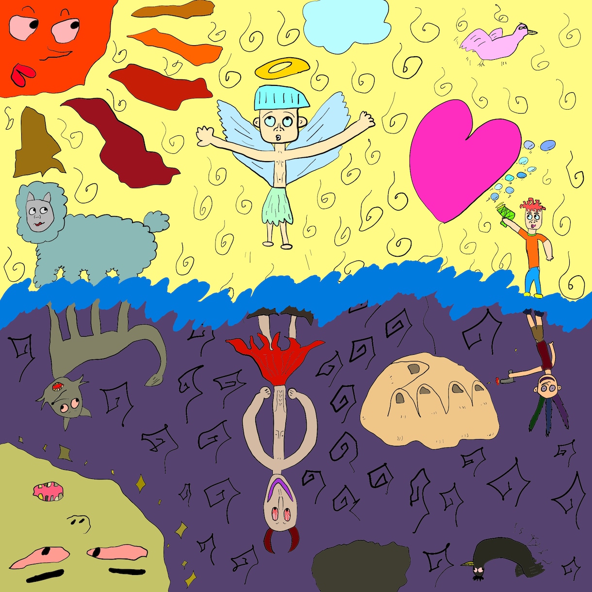世界に一つだけのデジタルアートを描きます 唯一無二の独特な世界観と色彩のアートをお届けします イメージ2