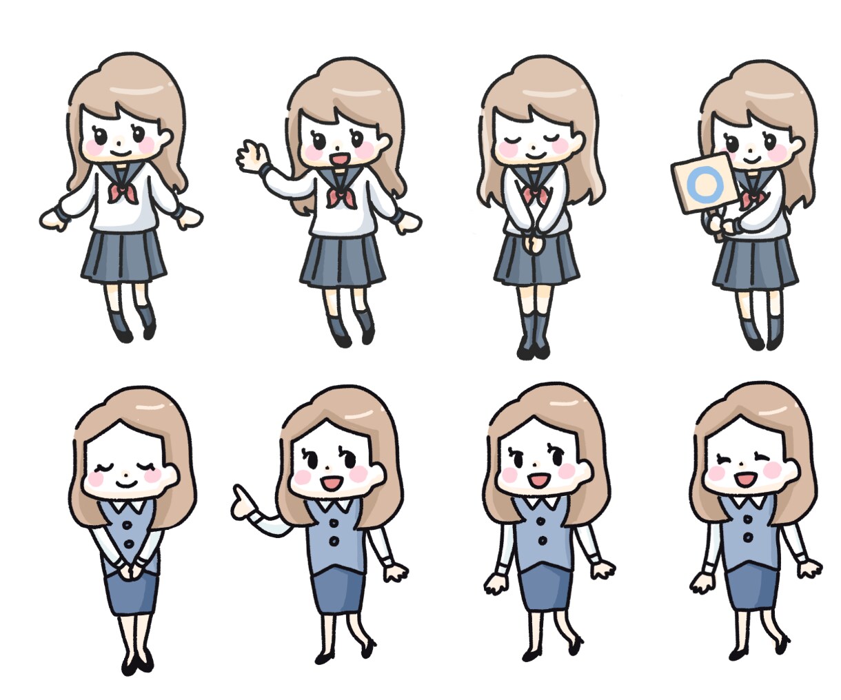 小物無料！似顔絵デフォルメアイコン描きます 【小物無料！】ゆるっと可愛いカラフルな絵が得意です！ イメージ9