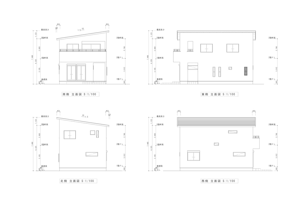 CADで木造建築図面のトレースや作図をいたします お時間が無い方や書き方がわからない方のサポートをします イメージ3