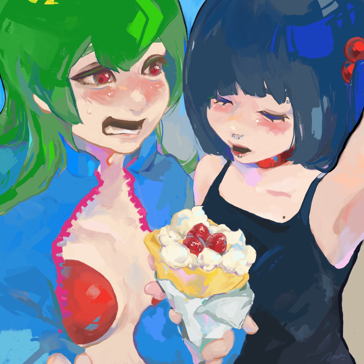 厚塗りで他と差をつけろ！アイコン描きます |似顔絵、あなたのオリキャラのバストアップイラストを作成！！ イメージ6
