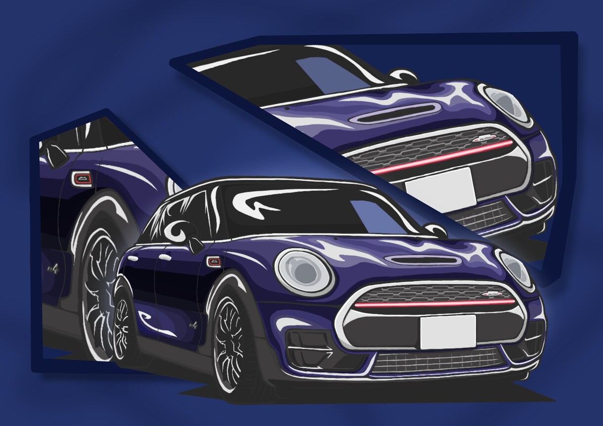 愛車をおしゃれなイラストに！細かく描き込みます 高級感のあるおしゃれな車のイラスト屋 イメージ7