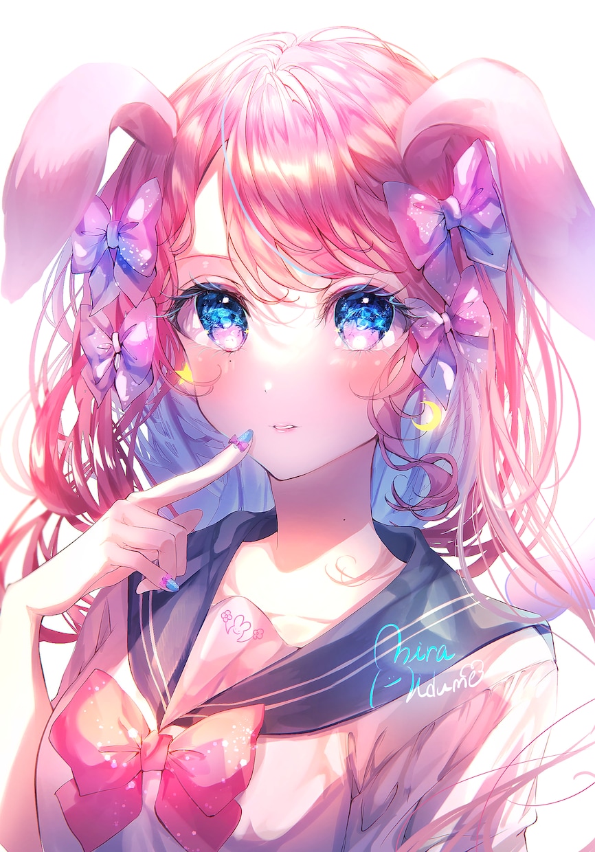 透明感溢れる女の子のアイコン/イラスト描きます VTuber、歌い手、活動者様、商用利用可、儚い雰囲気など… イメージ5