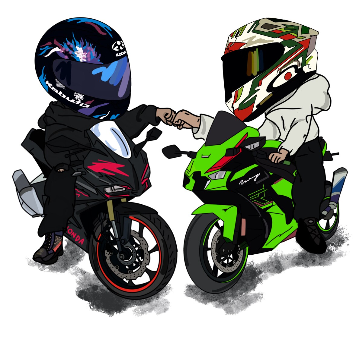 アイコンイラスト承っております バイクや車ともご一緒にアイコンイラストお描きします！ イメージ5