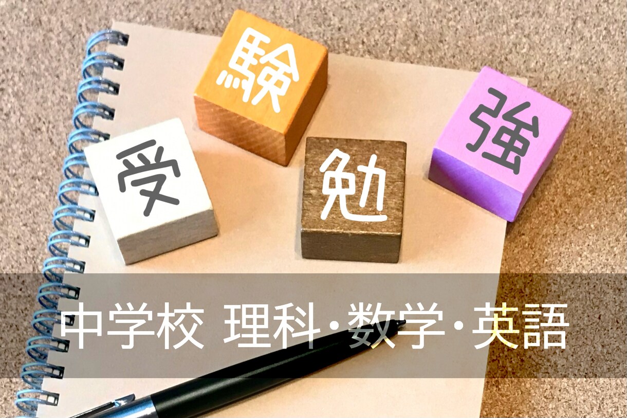 中学校理科・数学・英語の受験対策いたします 受験に向けたオンライン家庭教師、教育学の研究者による深い理解 イメージ1