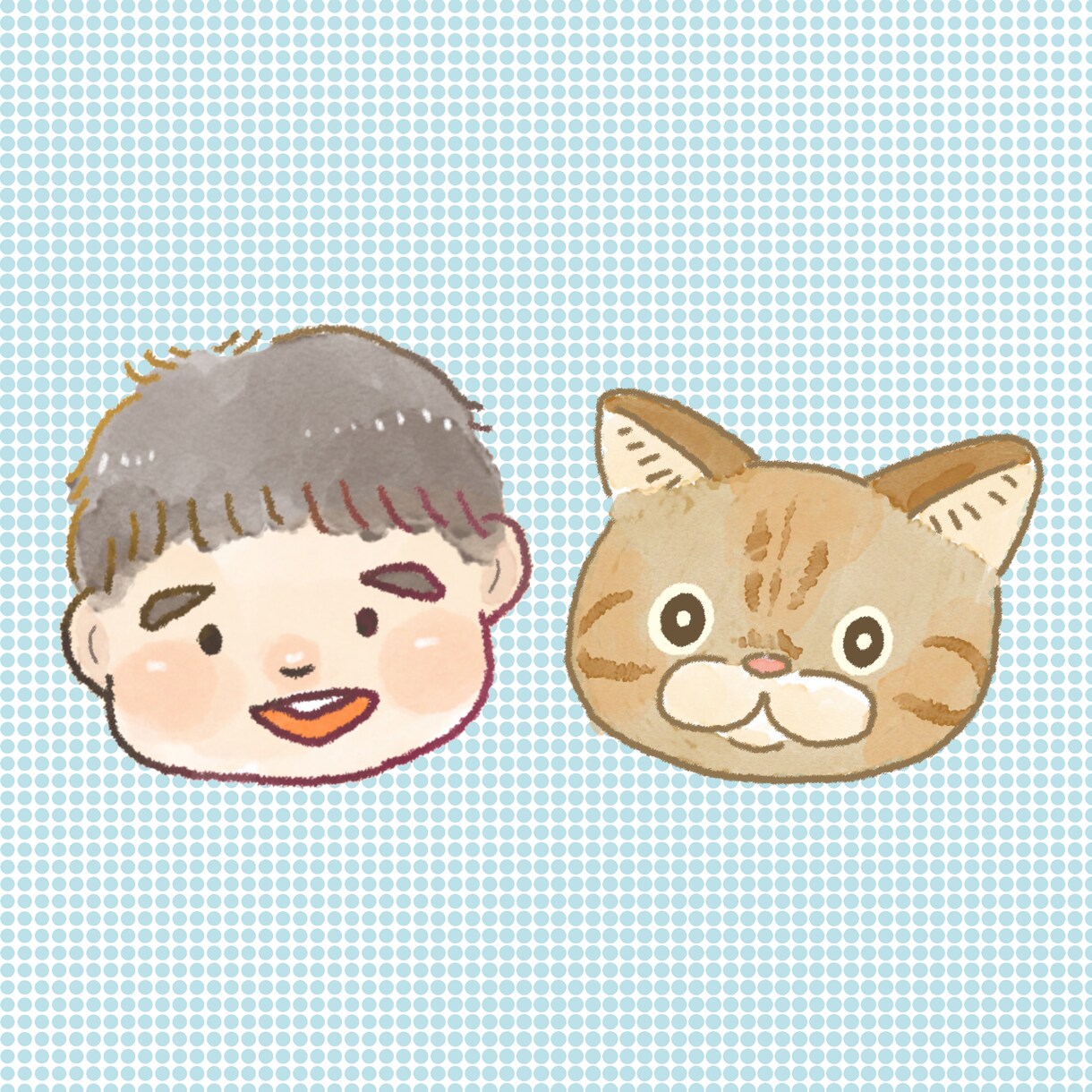 ほんわかタッチでお子さんの似顔絵を作成します とっておきの写真をイラストに！ イメージ5