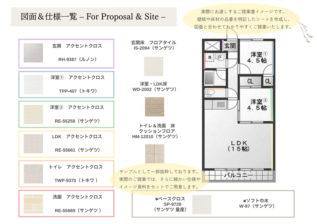 成約率UPリフォーム提案資料・パース作成代行します 図面・パース作成を丸投げで、提案業務を効率化！ イメージ3