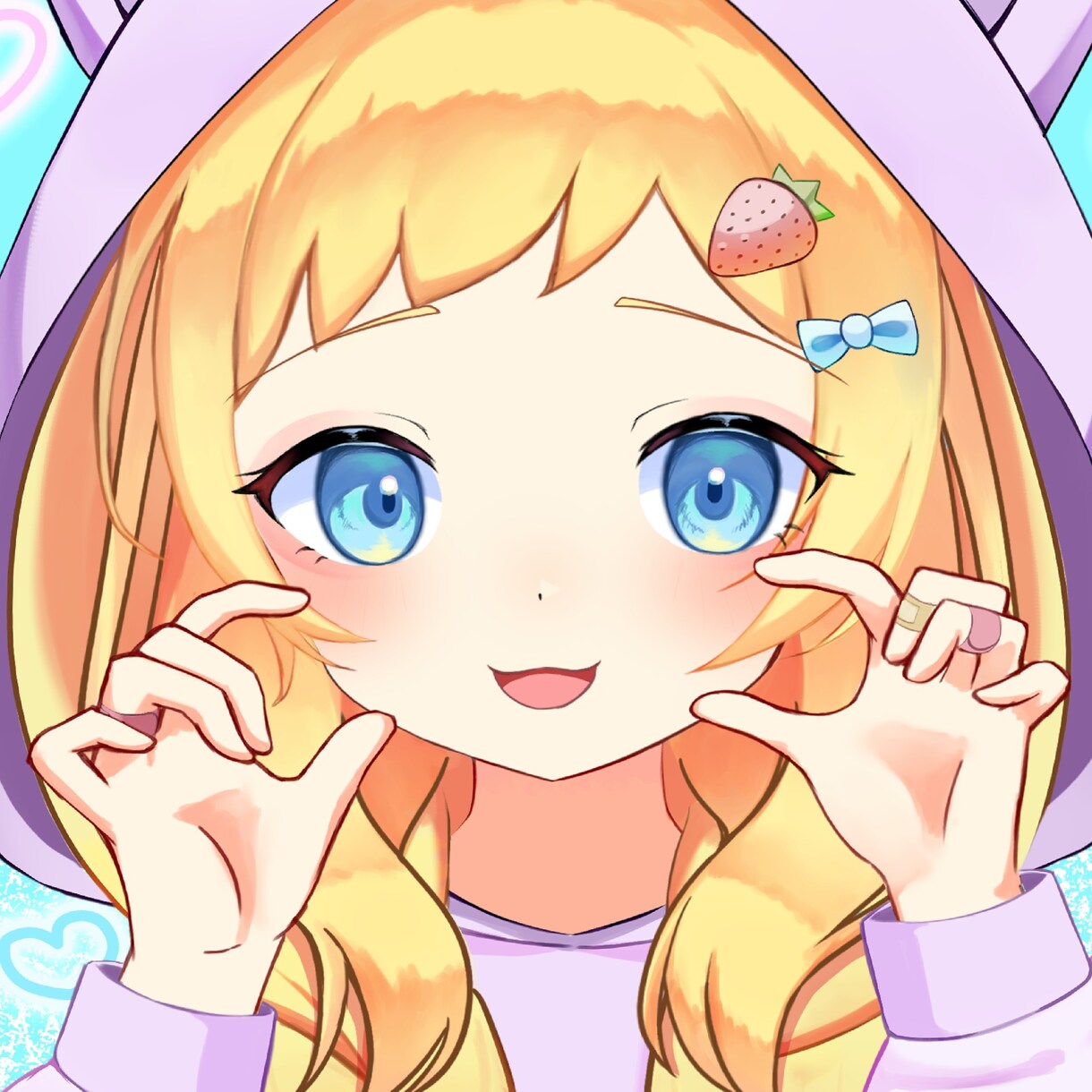 SNS用アイコン作成いたします 厚塗りでパッと目を引くアイコンを描きます イメージ2
