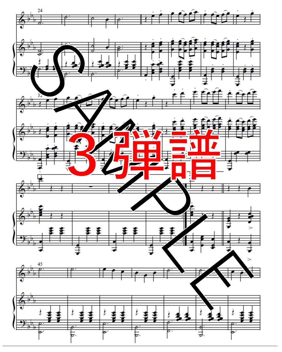 音源よりプロ作成の高精度な【楽譜】作成します 1秒15円〜お見積り♪ピアノ･ギター･民族楽器まで多数対応♪ イメージ5
