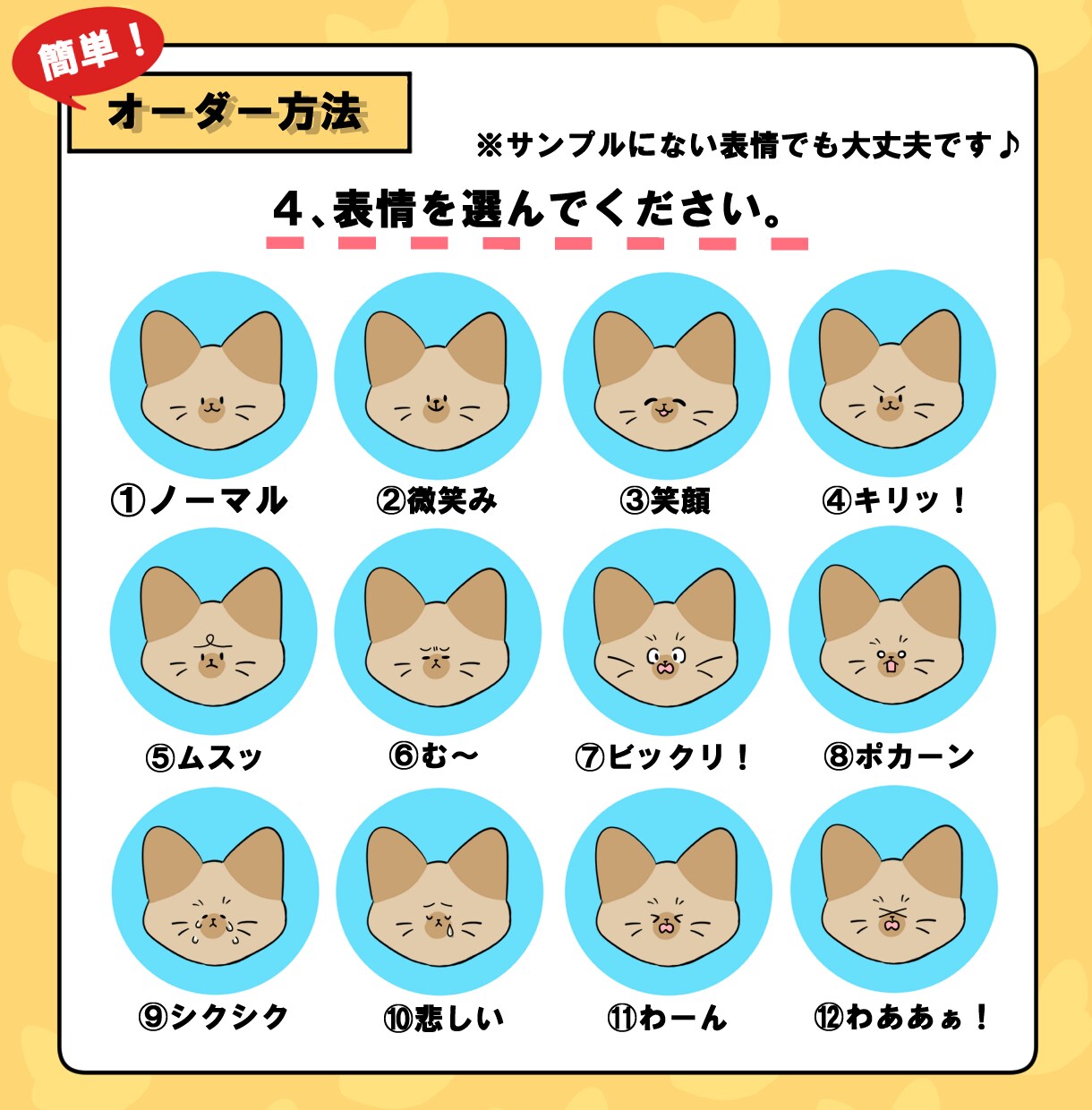 貴方だけのシンプル可愛い猫のアイコン作成します SNSやブログに使えるアイコン、挿絵で親しみやすい印象アップ イメージ6