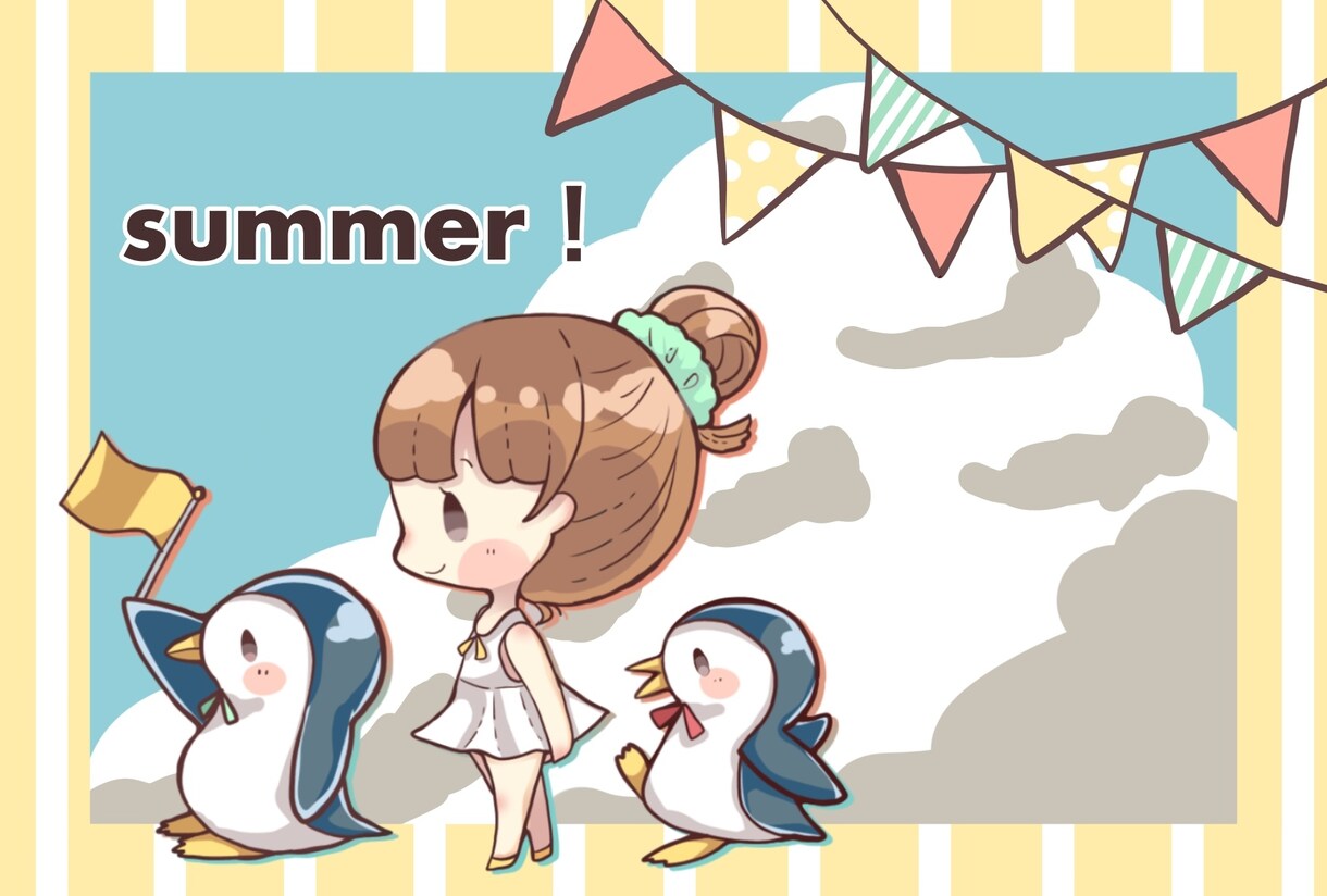 ゆるーいデフォルメイラスト描きます 名刺のワンポイントや似顔絵、SMSアイコンにどうぞ！！ イメージ5