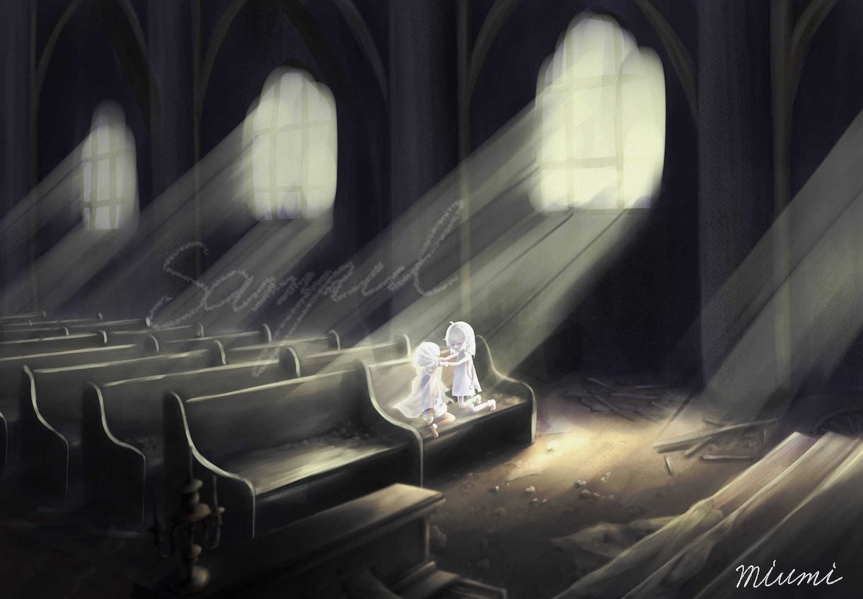 光を感じる色鮮やかな背景イラストお描きします “あなただけの世界”を彩るお手伝いさせてください！ イメージ5