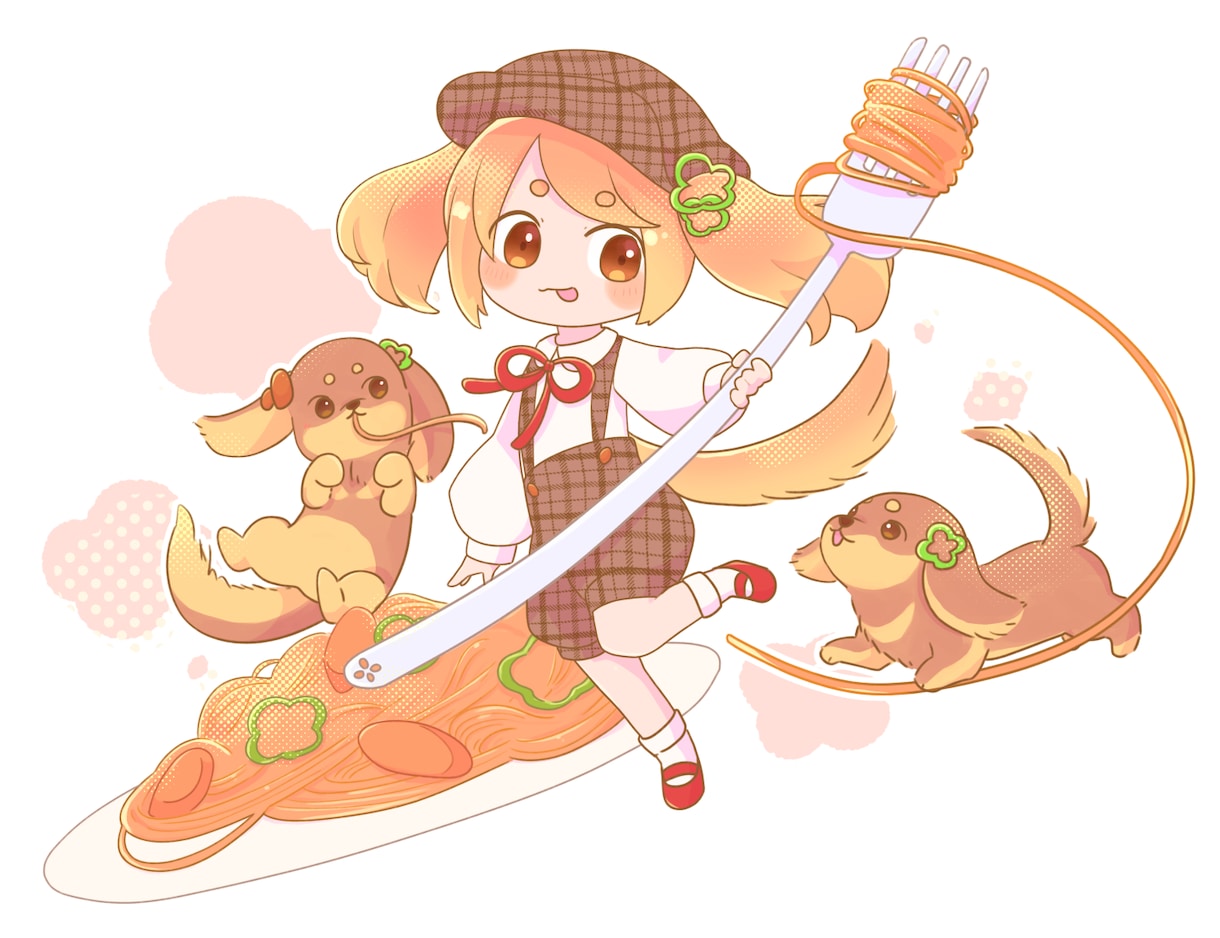 頭身が選べる！可愛いデフォルメイラスト描きます 配信者様歓迎⭐︎オプションの表情差分は2種類で＋500円！ イメージ5