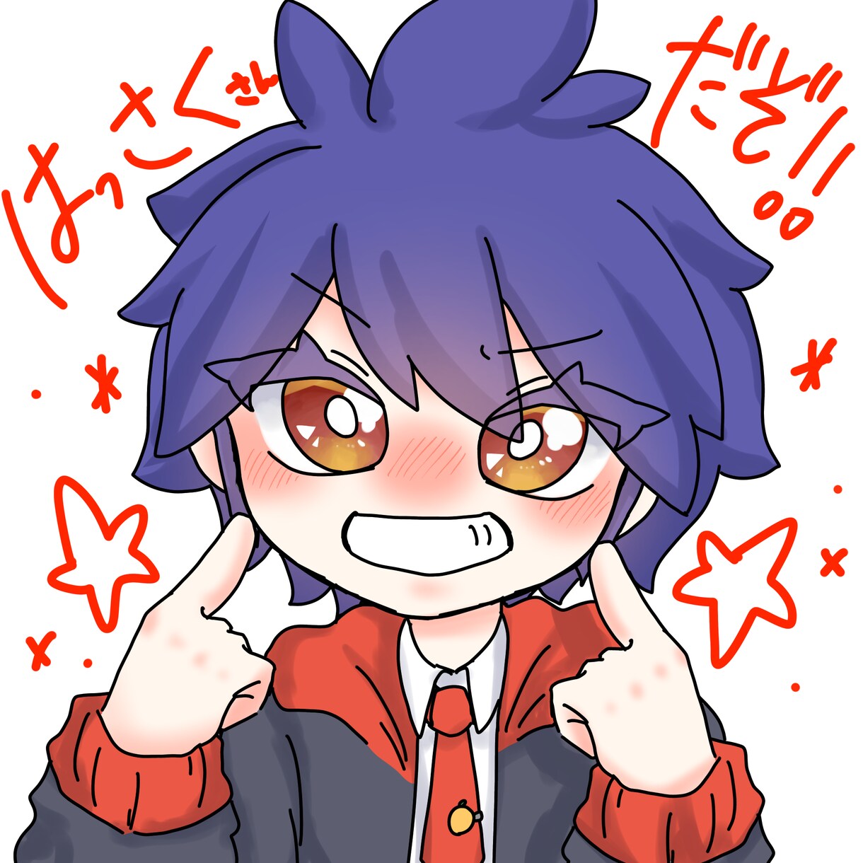 デフォルメ描きます オリジナルキャラクターのアイコン描きます。ミニキャラ用 イメージ2