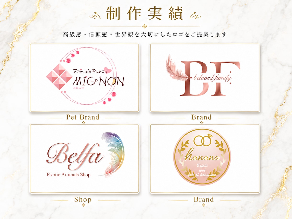 シンプルで高級感のあるロゴをチームでデザインします 店舗や会社【開業・集客UP！】セットでクールな名刺作成もOK イメージ7