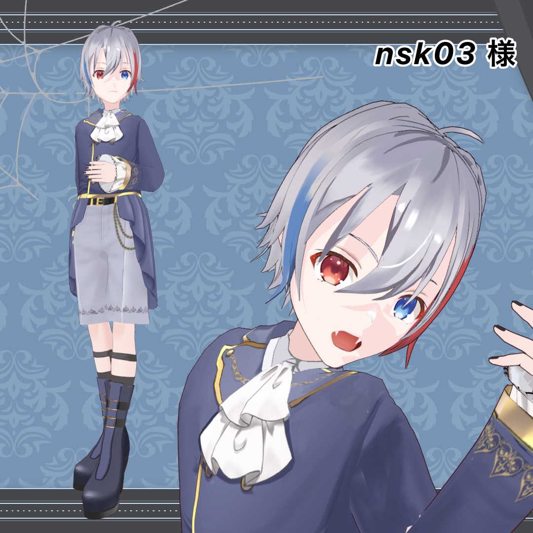 Vtuberさん向け3Dモデルつくります vroidで配信、MMDやVRchatで使えるモデル制作 イメージ6