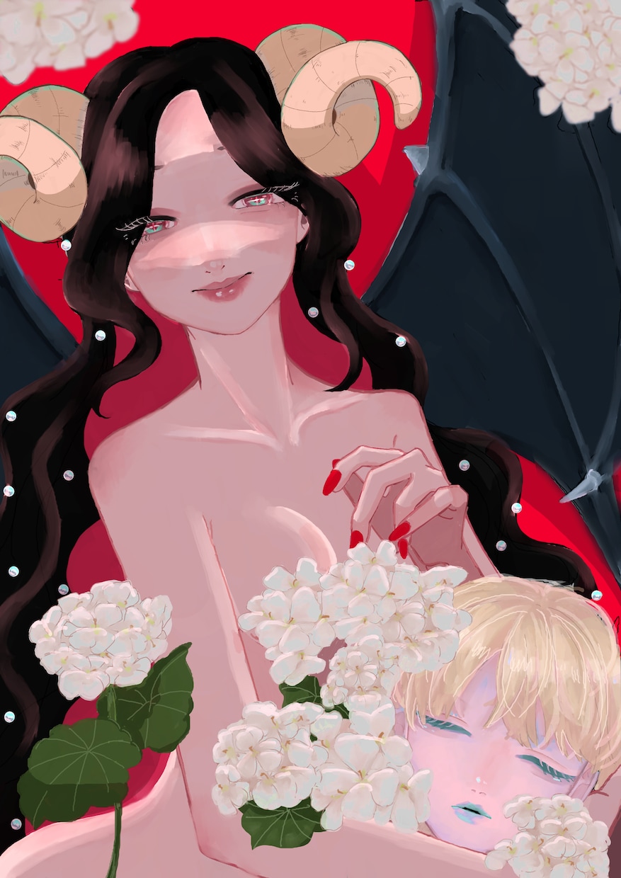 歌ってみた・動画サムネ向け一枚絵描きます あなたのオリキャラやVモデルの魅力を存分に引き出した絵を！ イメージ1