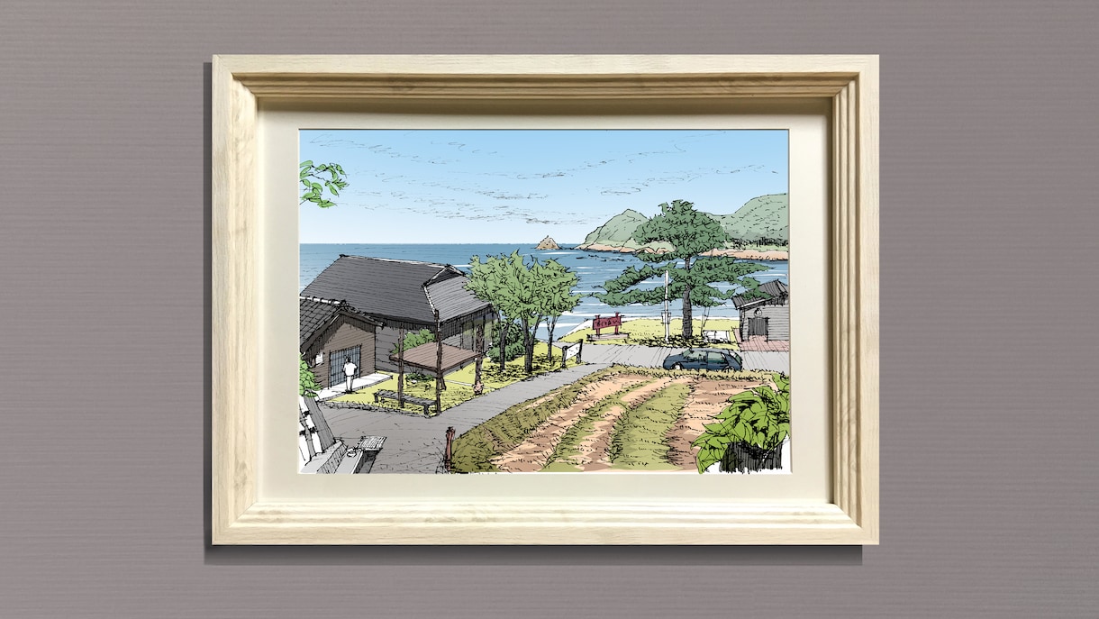 残したい風景や建物の記憶をスケッチします 暮しに風景を　1級建築士デザイナーが軽やかなタッチで描きます イメージ7