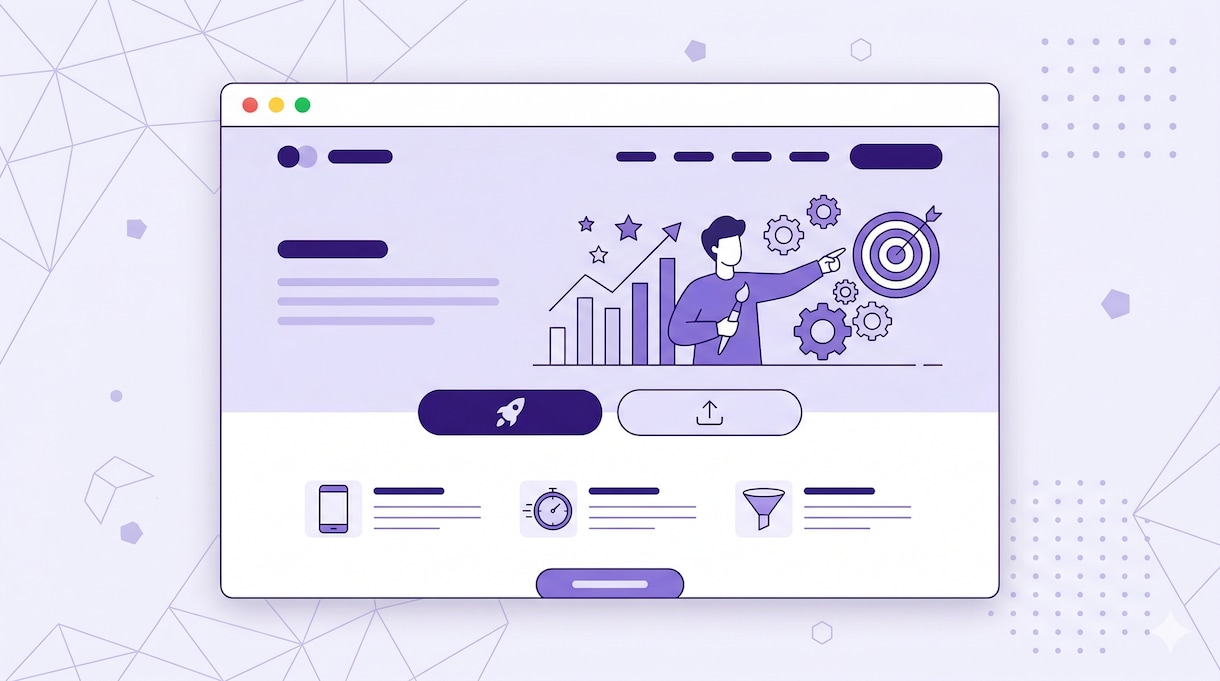 集客に強いLP・ランディングページ制作します スマホ対応・SEO対策込みのLPを最短5日で納品 イメージ1