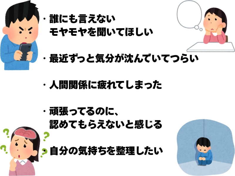看護師×心理が心に寄り添います 無理せず話せる、こころのよりどころ イメージ2