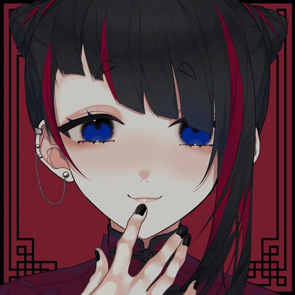 最短1日納品可○アイコンなどのイラスト制作承ります 病みかわいい・綺麗系が得意です♪ イメージ3