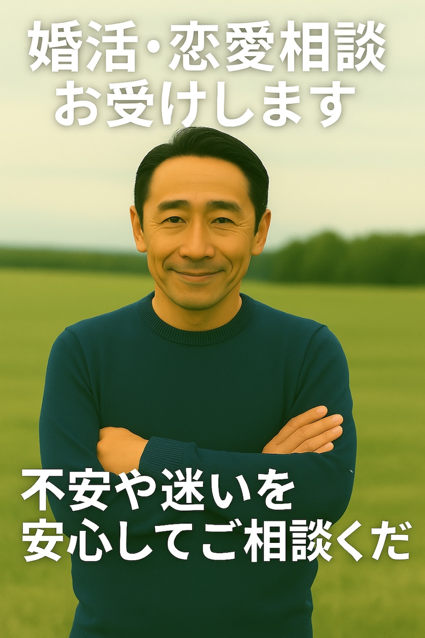 婚活の悩みを一緒に考えます 不安や迷いを丁寧にお聞きします イメージ1