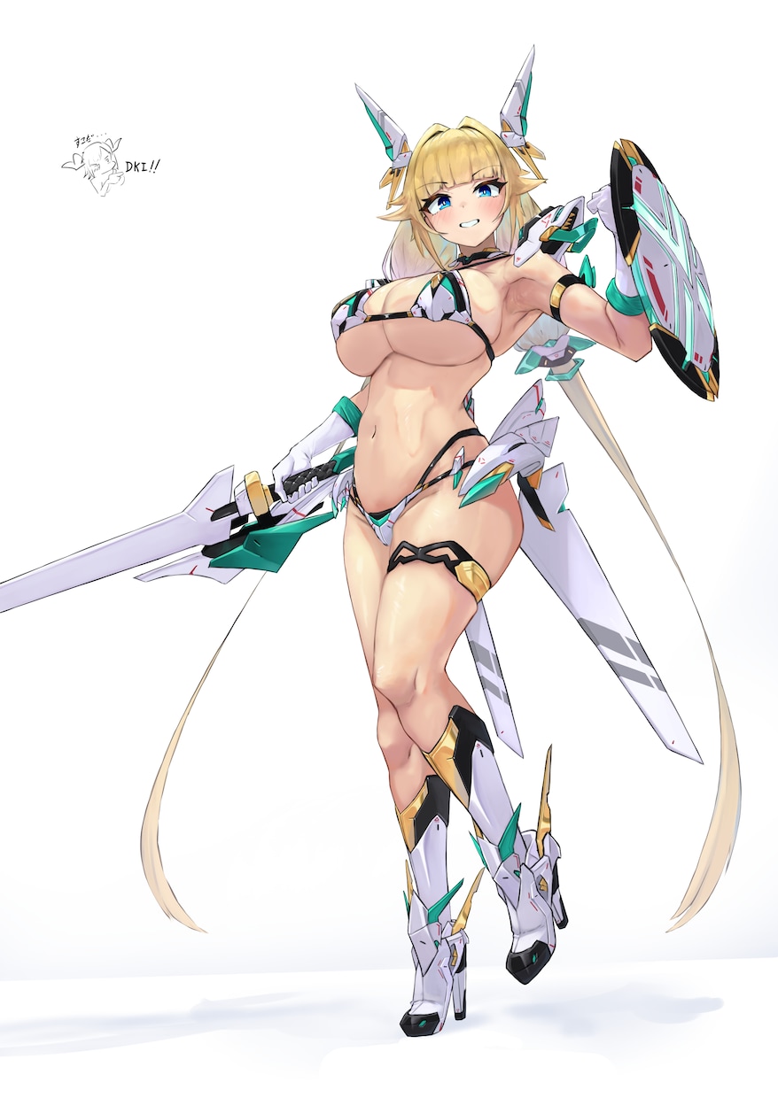オリジナル、二次創作、用途に合ったイラスト描きます パキッとしたメカと豊満な女の子が主食です イメージ1
