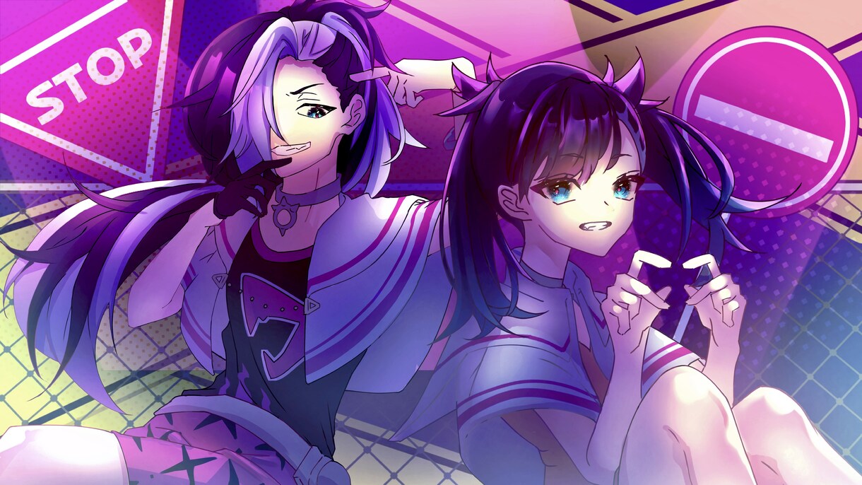 商用利用〇！可愛いイラストお描きします アイコン、キャラデザ、歌ってみた動画、立ち絵などにどうぞ イメージ9