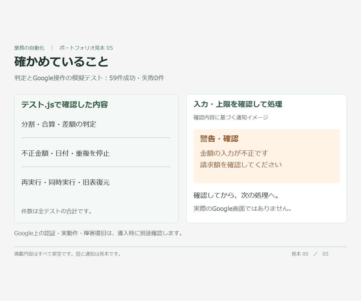 請求と入金を照合して確認表を作ります 入金の消し込みを、確認が要る行だけに イメージ6