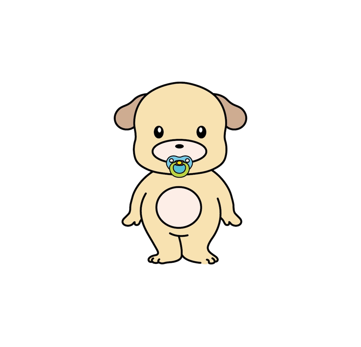 アイコン・シール・壁紙など！イラスト制作します 犬好き、動物好き、ゆるイラスト好きの方はぜひ！ イメージ2