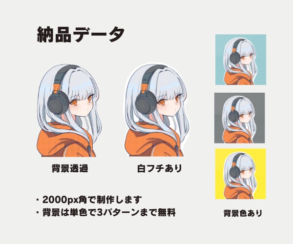 商用OKスッキリかわいいアニメ風アイコン制作します X,SNSアイコン,アイキャッチ,ブログ,サムネイル等 イメージ3