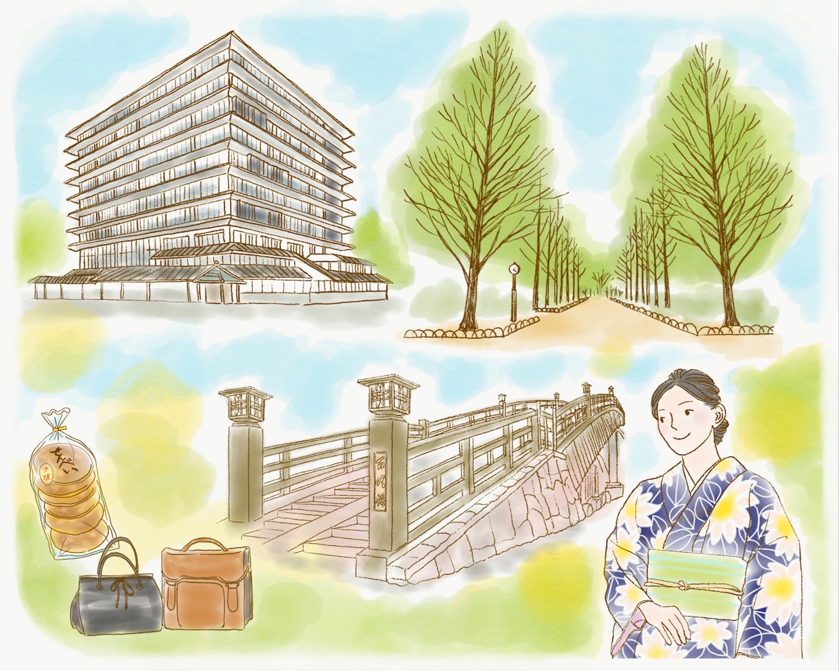 優しい雰囲気の建物外観イラストを描きます 挿絵等の商用利用に！　お店の外観や雰囲気のPRに イメージ2