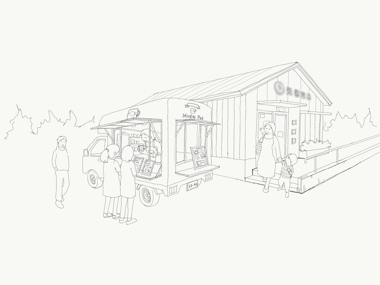 線画パース作成します 線画のみのスケッチを作成します。 イメージ7