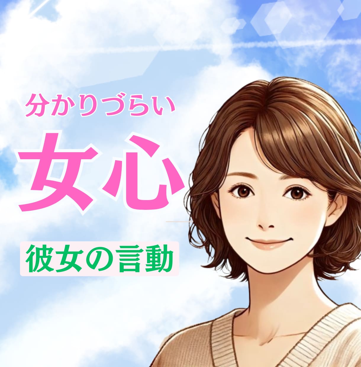 彼女の気持ち教えて♥女性目線で本音を教えます 理解できない彼女の言動/女性心理/あなたの恋愛サポートします イメージ1