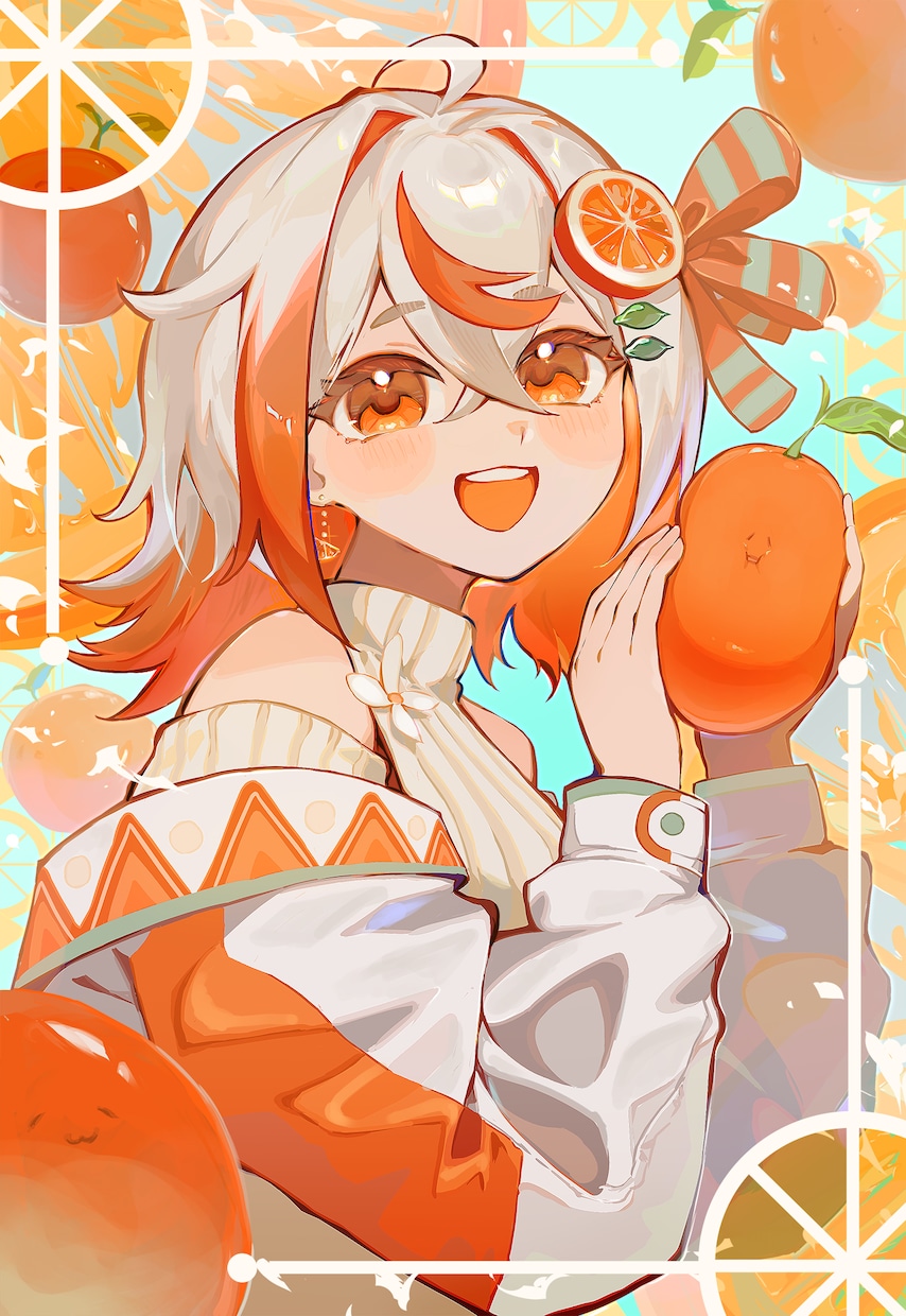 目を引くアニメ調のキャライラストを描きます キャラデザからでもOK！/最高の一枚をお届けします。 イメージ1