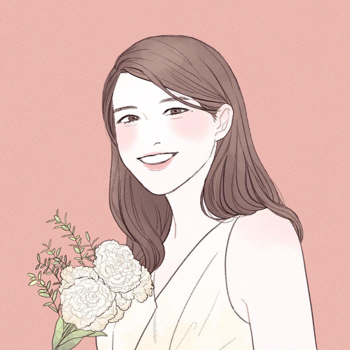 やわらかいタッチのあたたかな似顔絵お描きします 世界にひとつだけの優しくて心温まる一枚 イメージ5