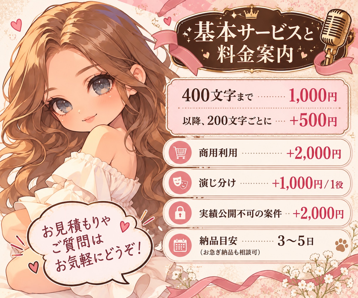 温度感のある声を届けます 心の動きが伝わる、自然で繊細なキャラクターボイス イメージ3